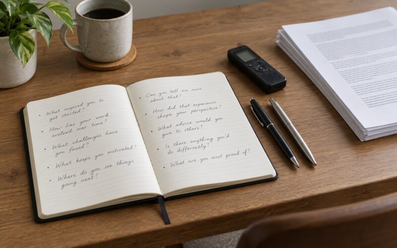 How to Interview an Author Well: Questions, Tips & Ethics (2026)
