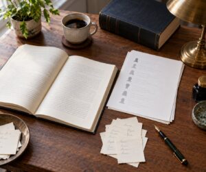 how to name characters in a crime novel