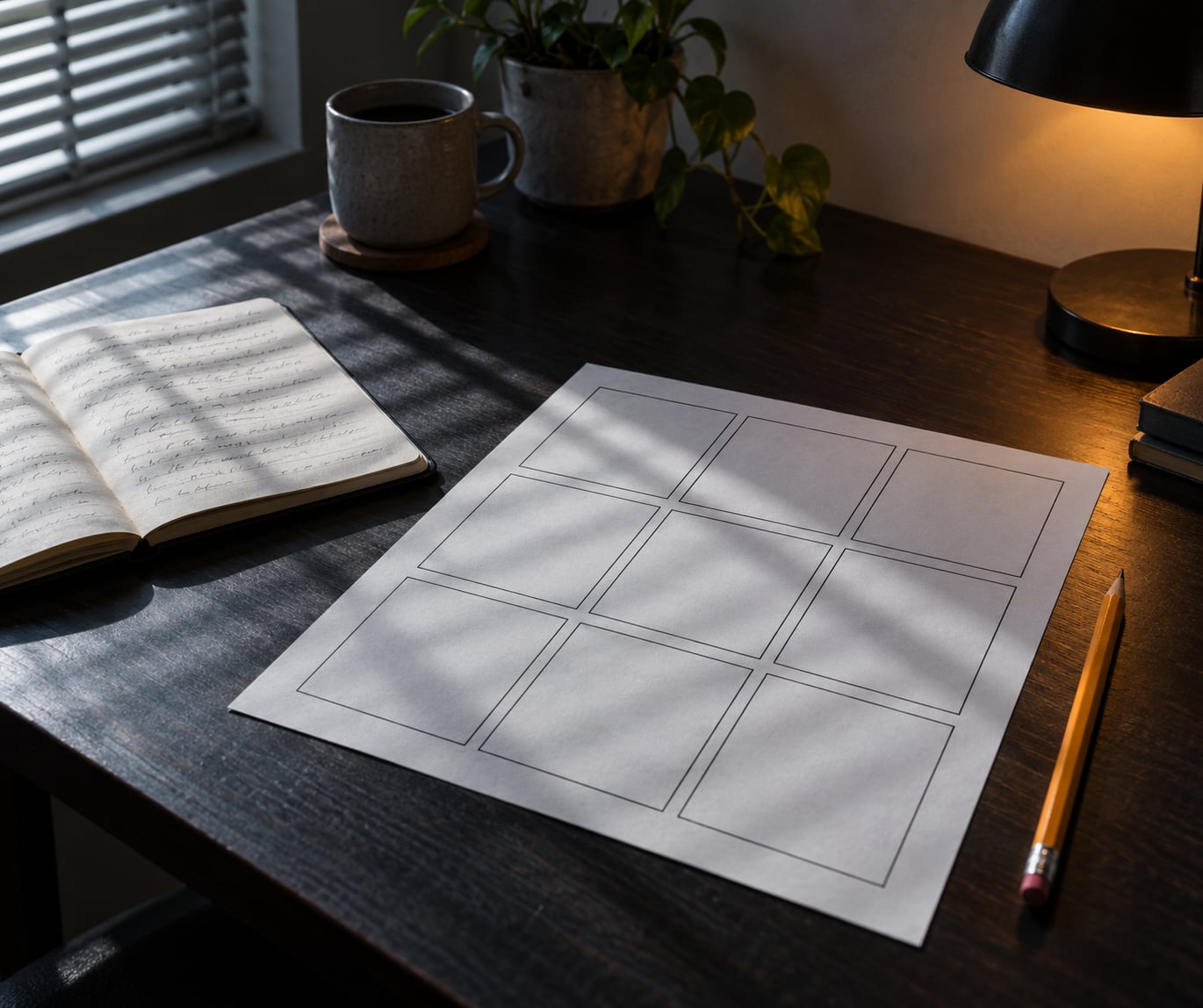 how to write a comic script for a crime story