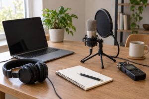 how to record an author interview remotely