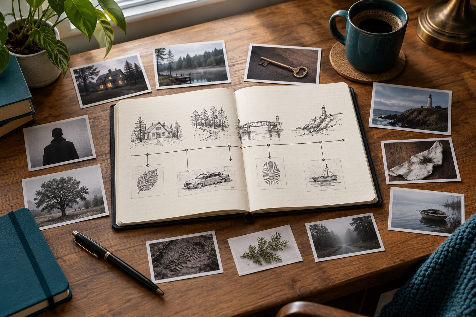 how to write a crime novel series