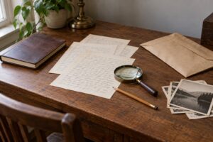 how to use a journal or found document in a mystery