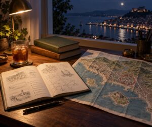 how to write a crime novel set in another country
