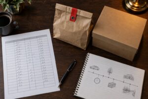 how to write chain of custody into a plot
