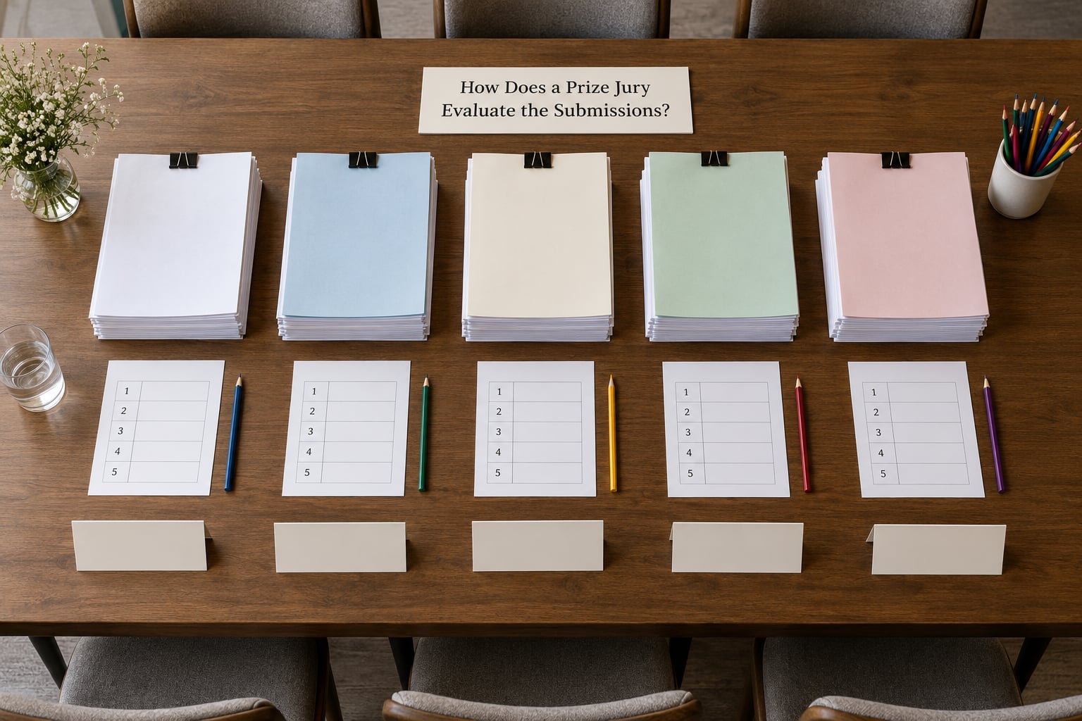How Does a Prize Jury Evaluate the Submissions?