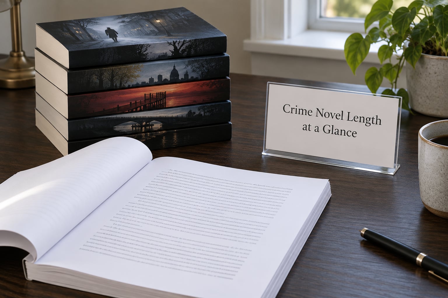 Crime Novel Length at a Glance