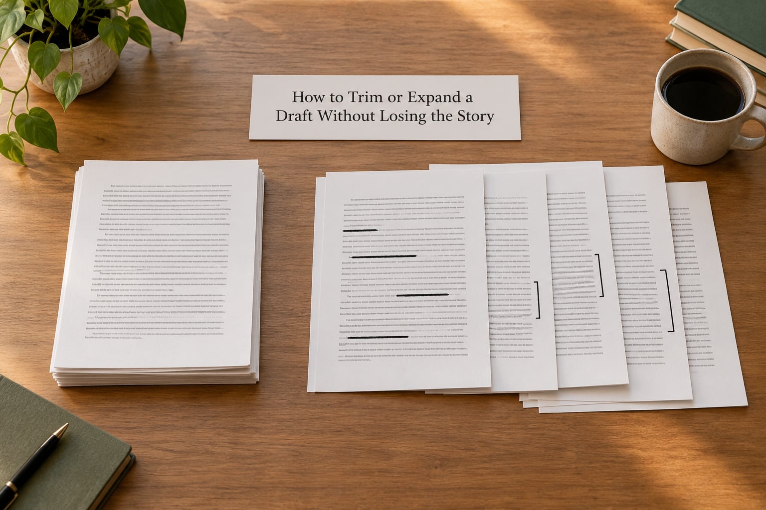 How to Trim or Expand a Draft Without Losing the Story