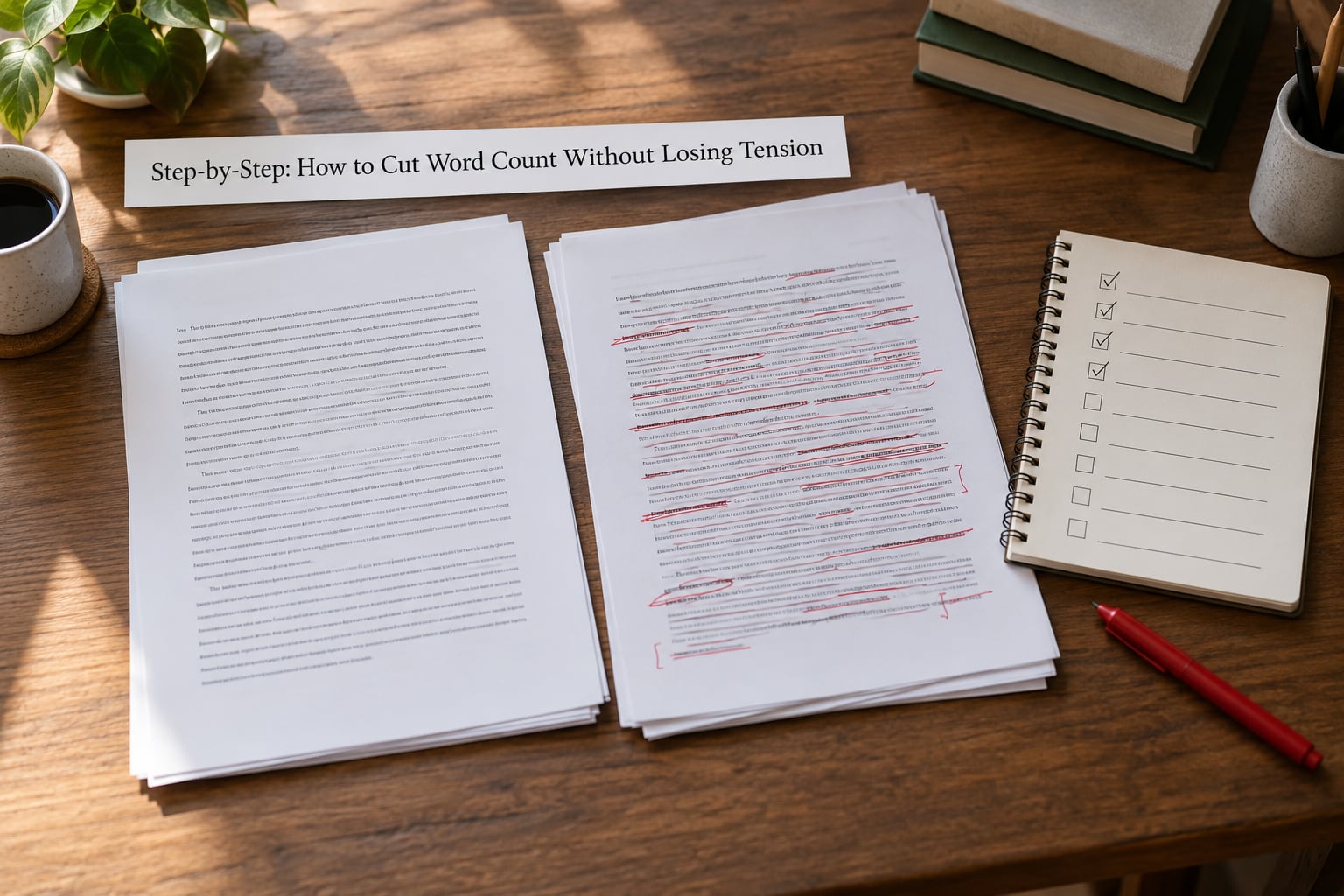 Step-by-Step: How to Cut Word Count Without Losing Tension