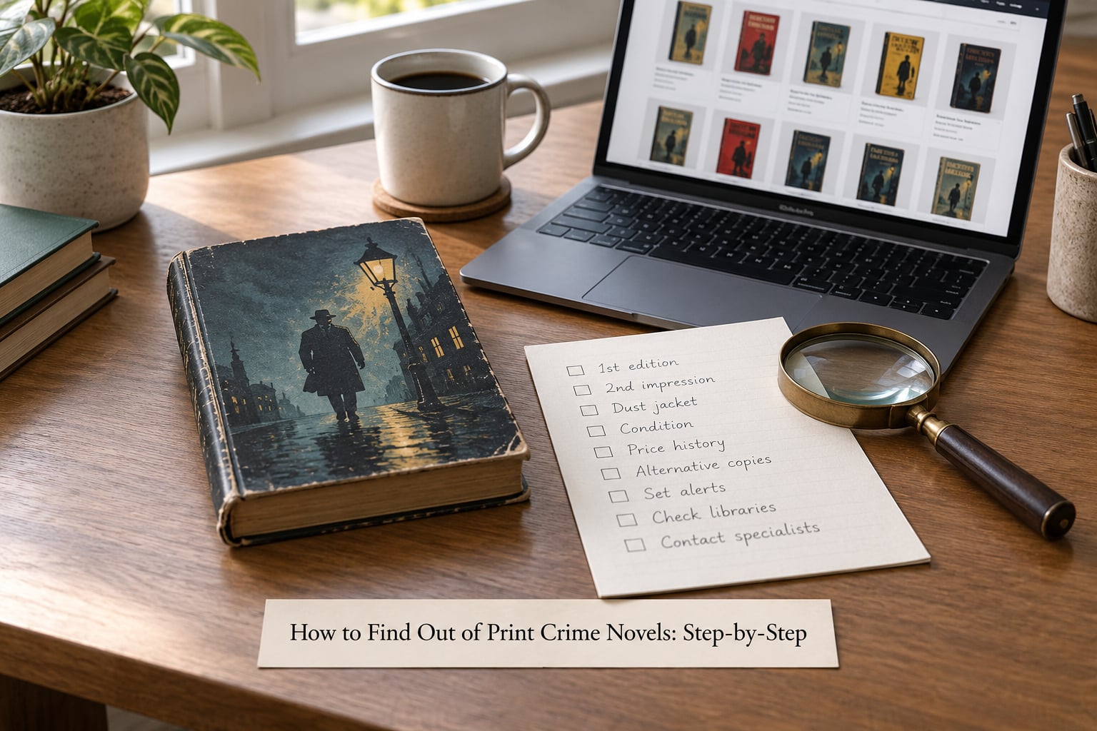 How to Find Out of Print Crime Novels: Step-by-Step