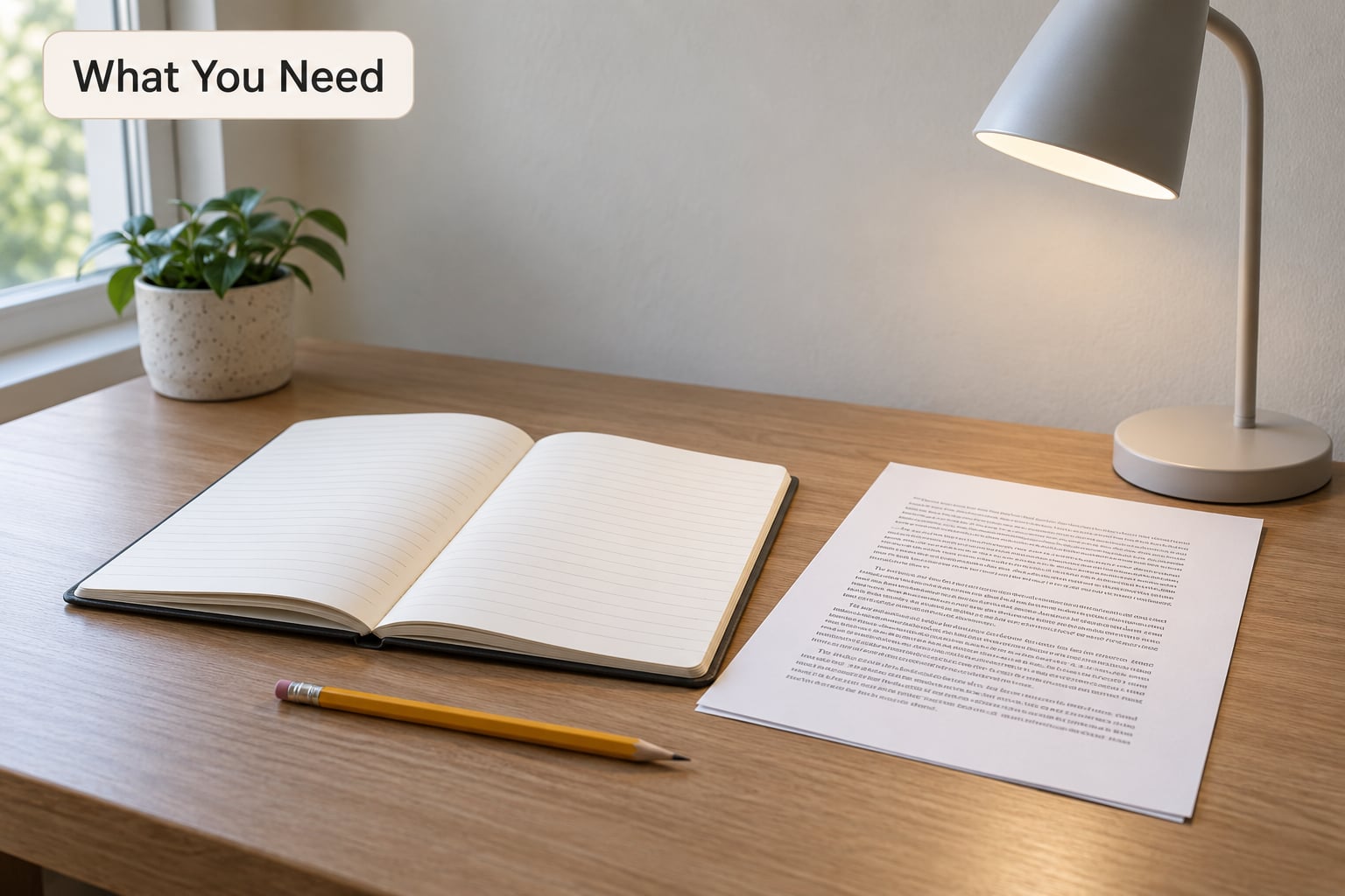What You Need