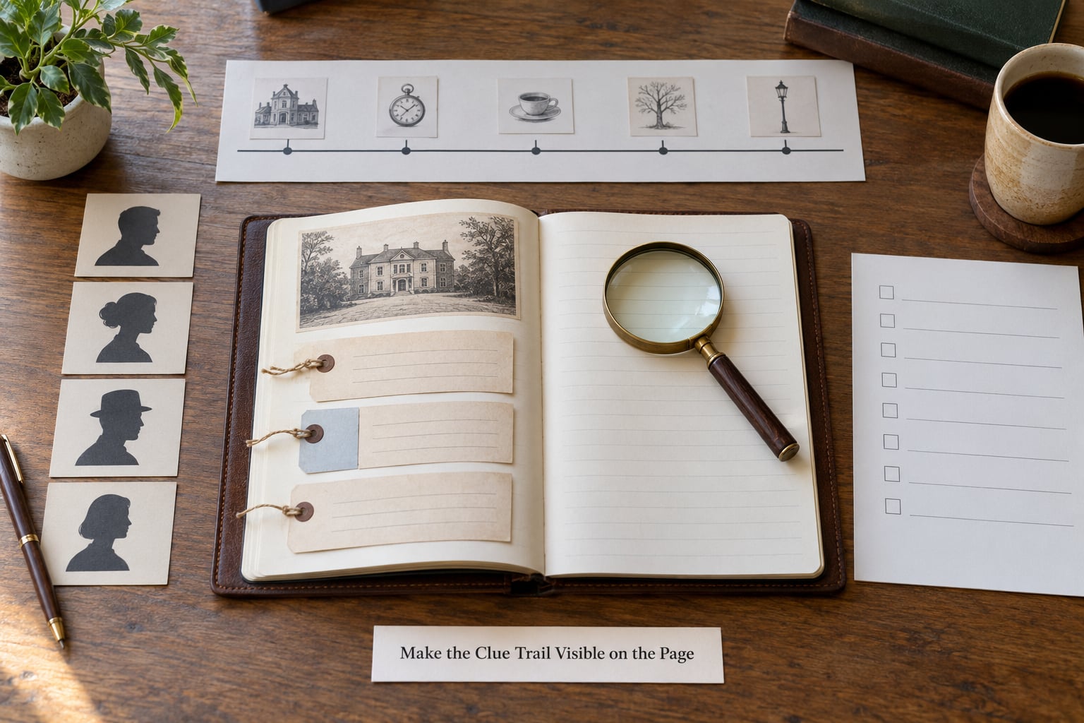Make the Clue Trail Visible on the Page