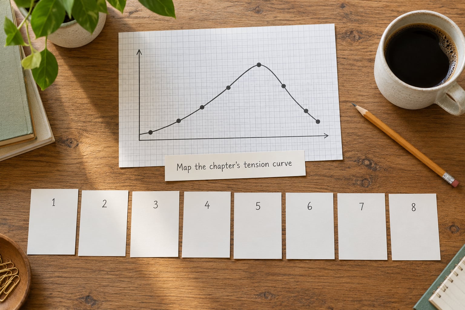 Map the chapter's tension curve