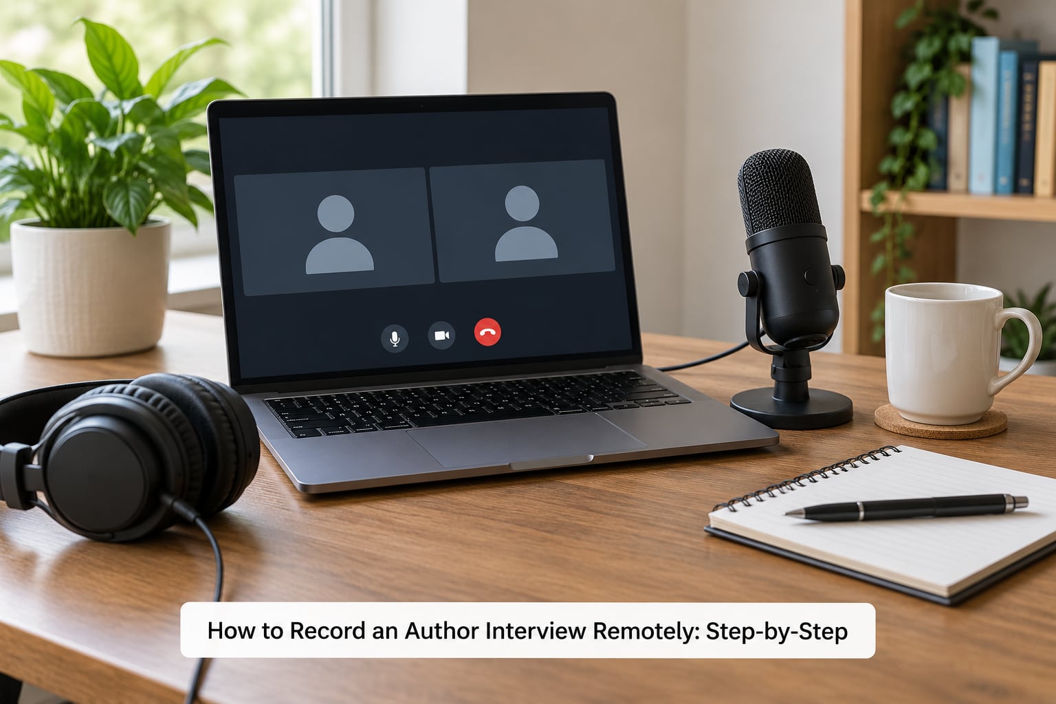 How to Record an Author Interview Remotely: Step-by-Step