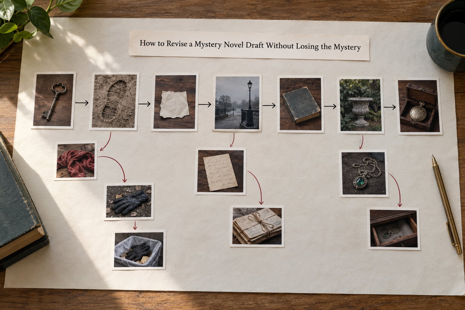 How to Revise a Mystery Novel Draft Without Losing the Mystery