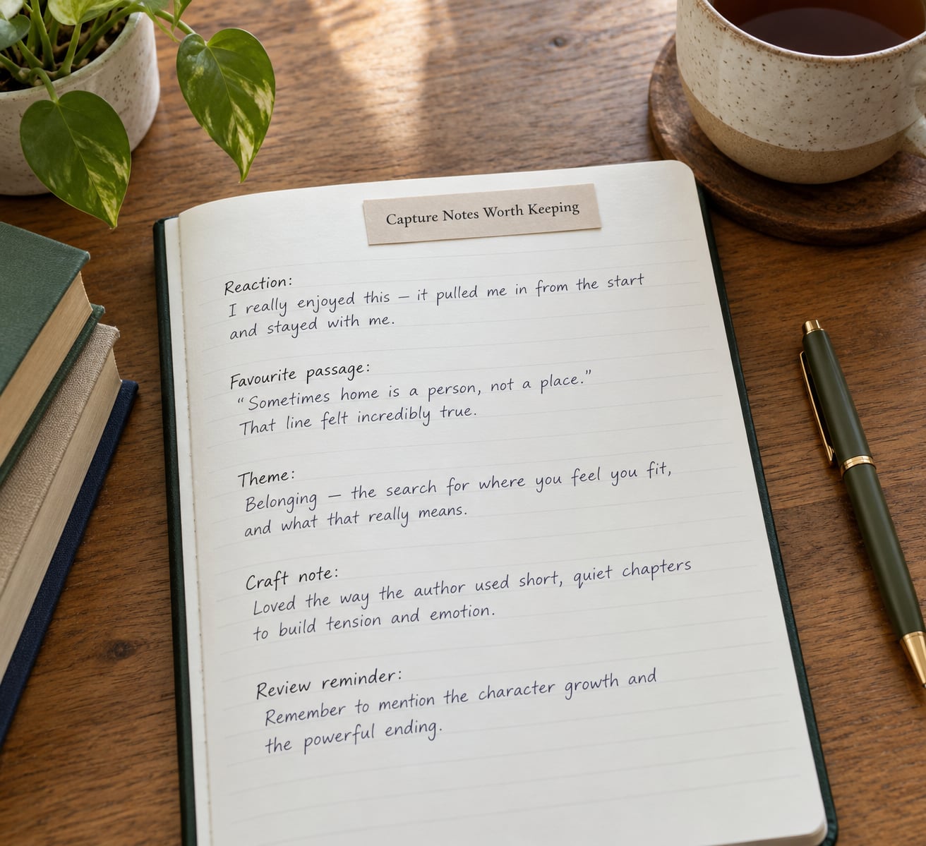Capture Notes Worth Keeping