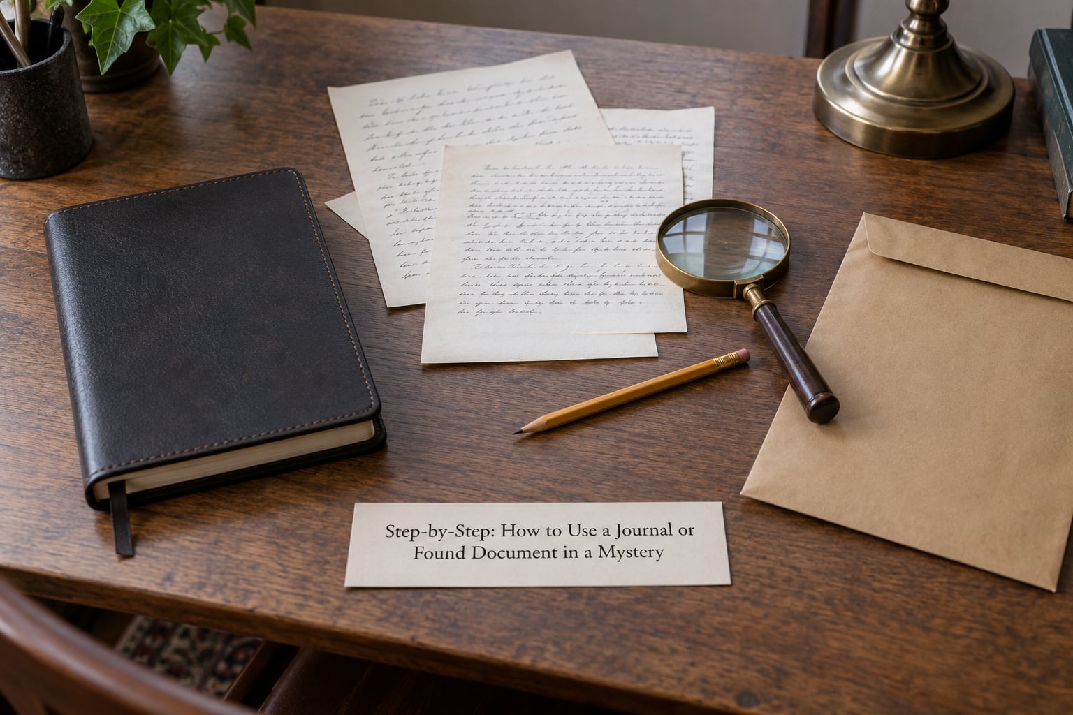 Step-by-Step: How to Use a Journal or Found Document in a Mystery