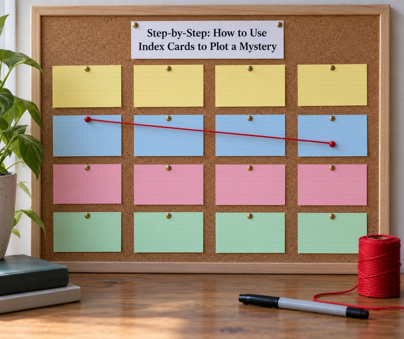 Step-by-Step: How to Use Index Cards to Plot a Mystery