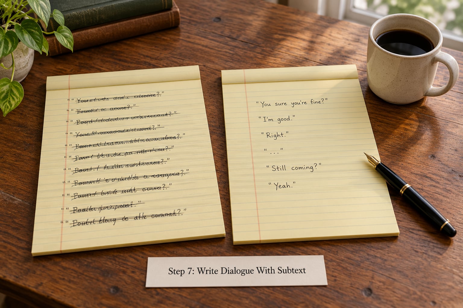 Step 7: Write Dialogue With Subtext
