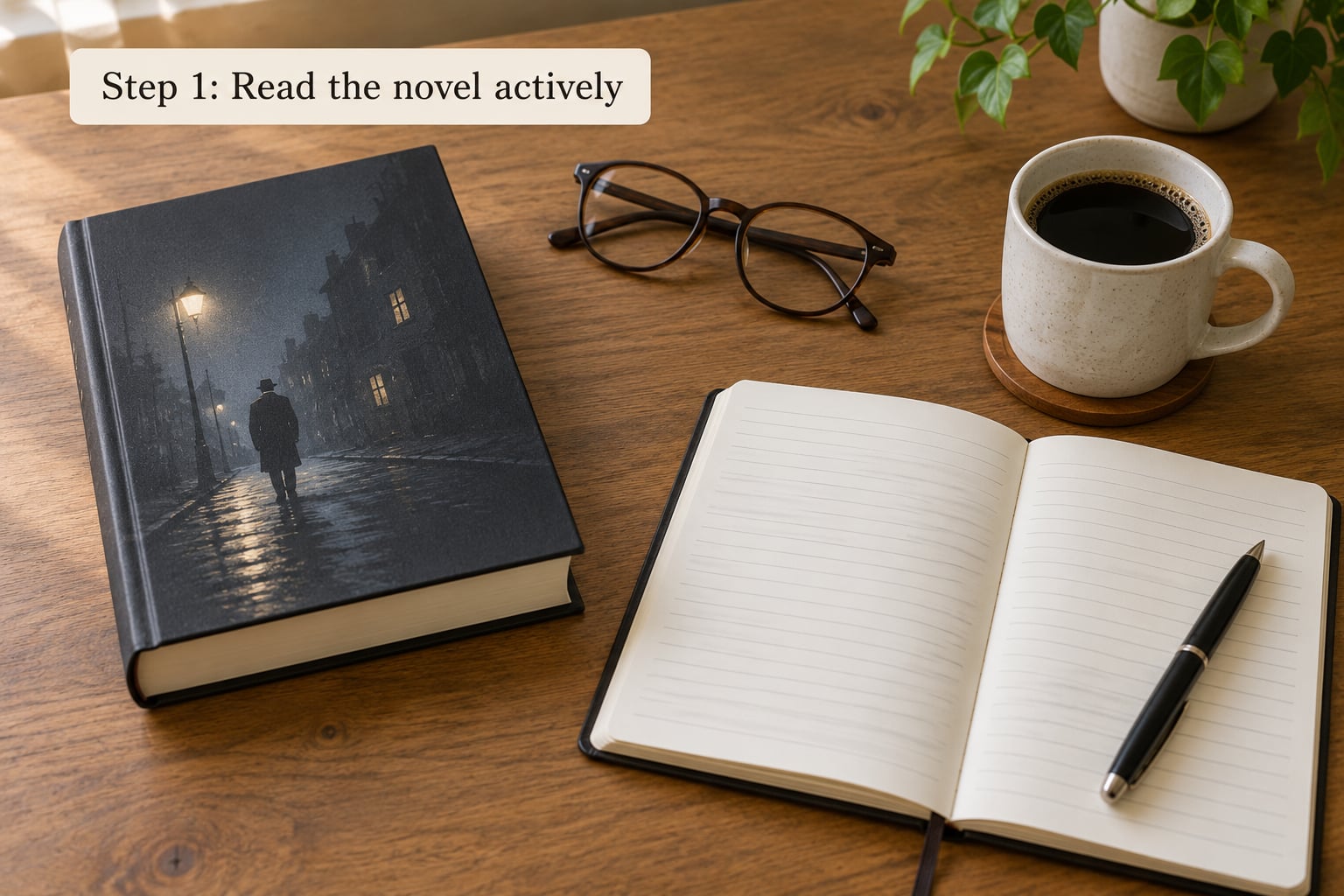 Step 1: Read the novel actively