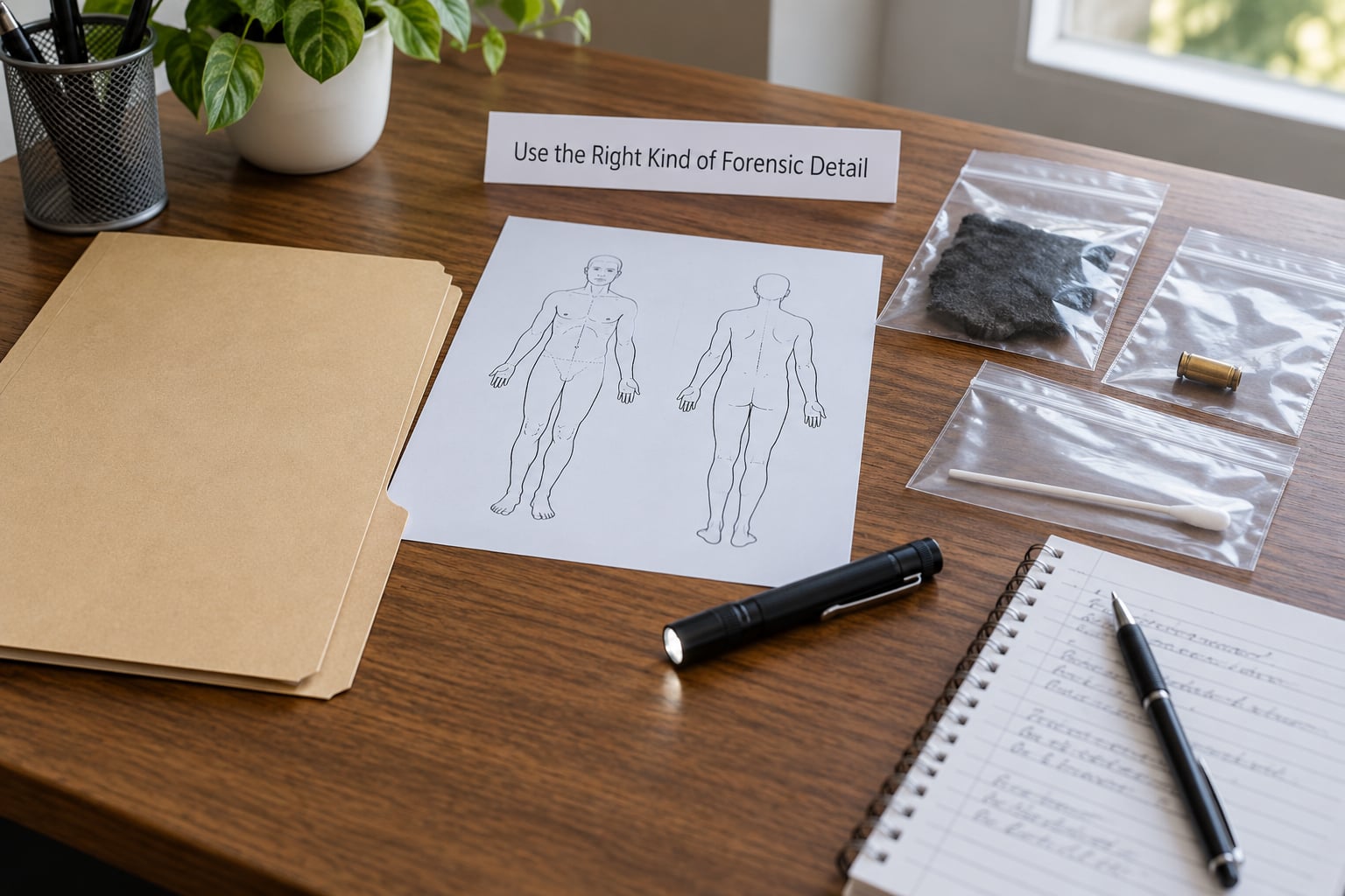 Use the Right Kind of Forensic Detail