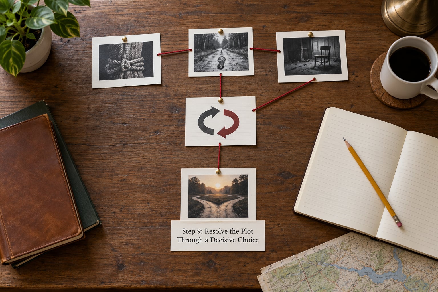 Step 9: Resolve the Plot Through a Decisive Choice