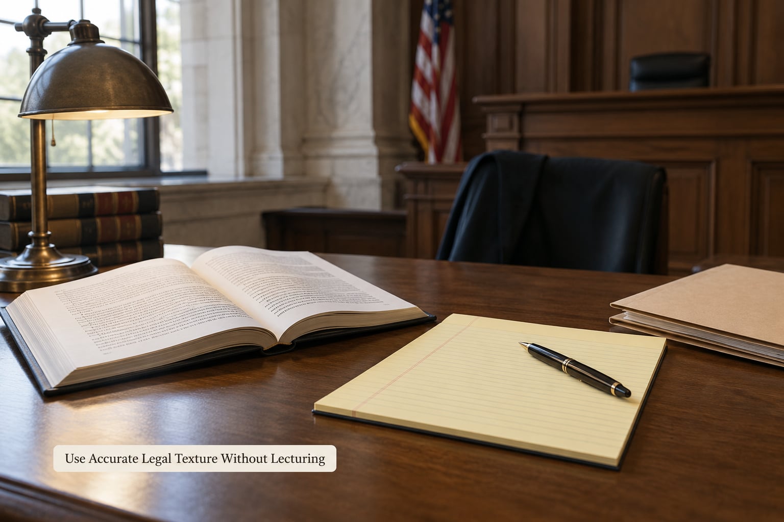 Use Accurate Legal Texture Without Lecturing