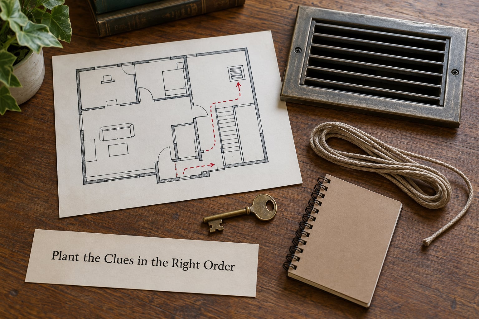 Plant the Clues in the Right Order