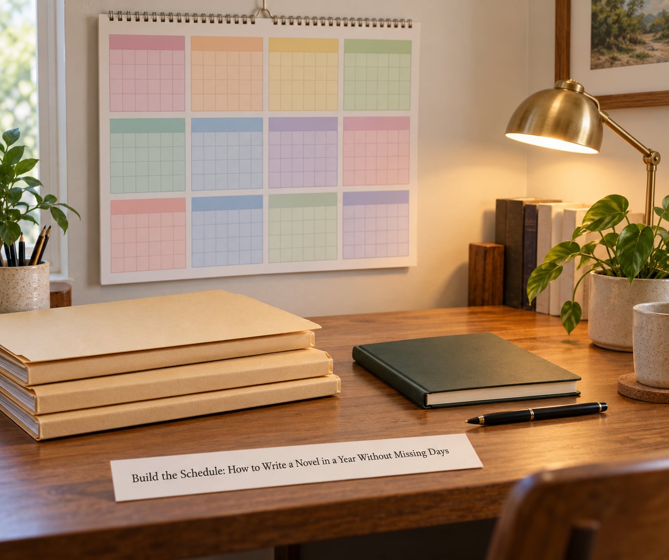 Build the Schedule: How to Write a Novel in a Year Without Missing Days