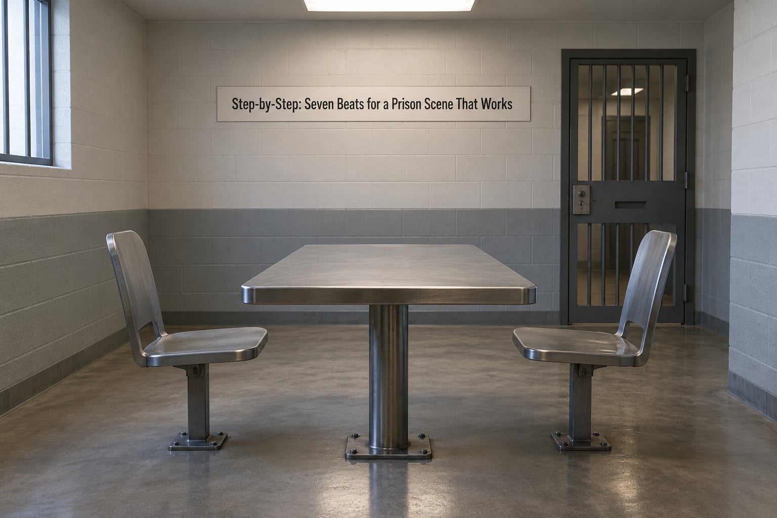 Step-by-Step: Seven Beats for a Prison Scene That Works