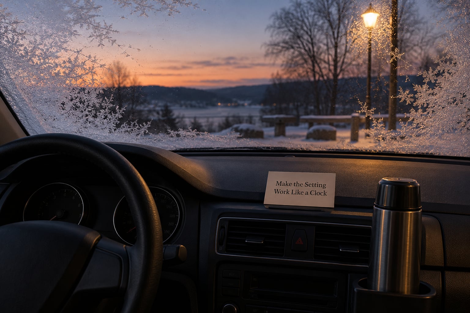 Make the Setting Work Like a Clock