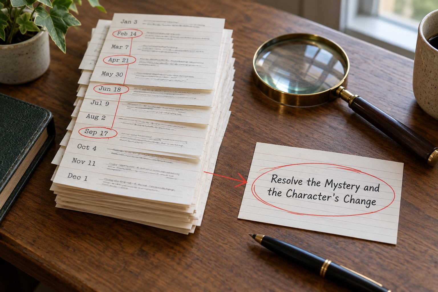 Resolve the Mystery and the Character's Change