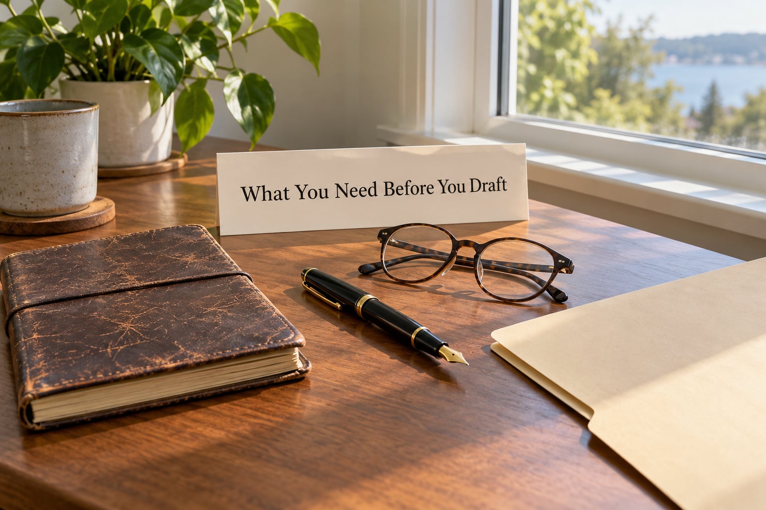 What You Need Before You Draft