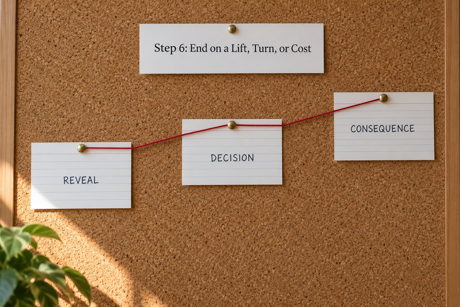 Step 6: End on a Lift, Turn, or Cost