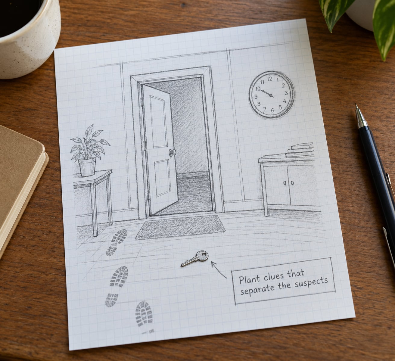 Plant clues that separate the suspects