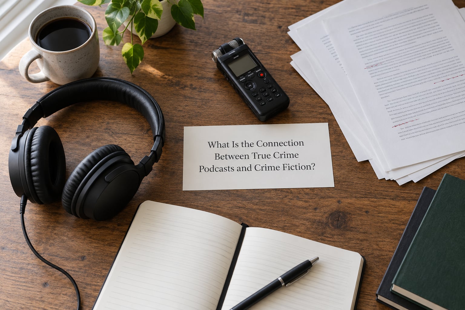 What Is the Connection Between True Crime Podcasts and Crime Fiction?