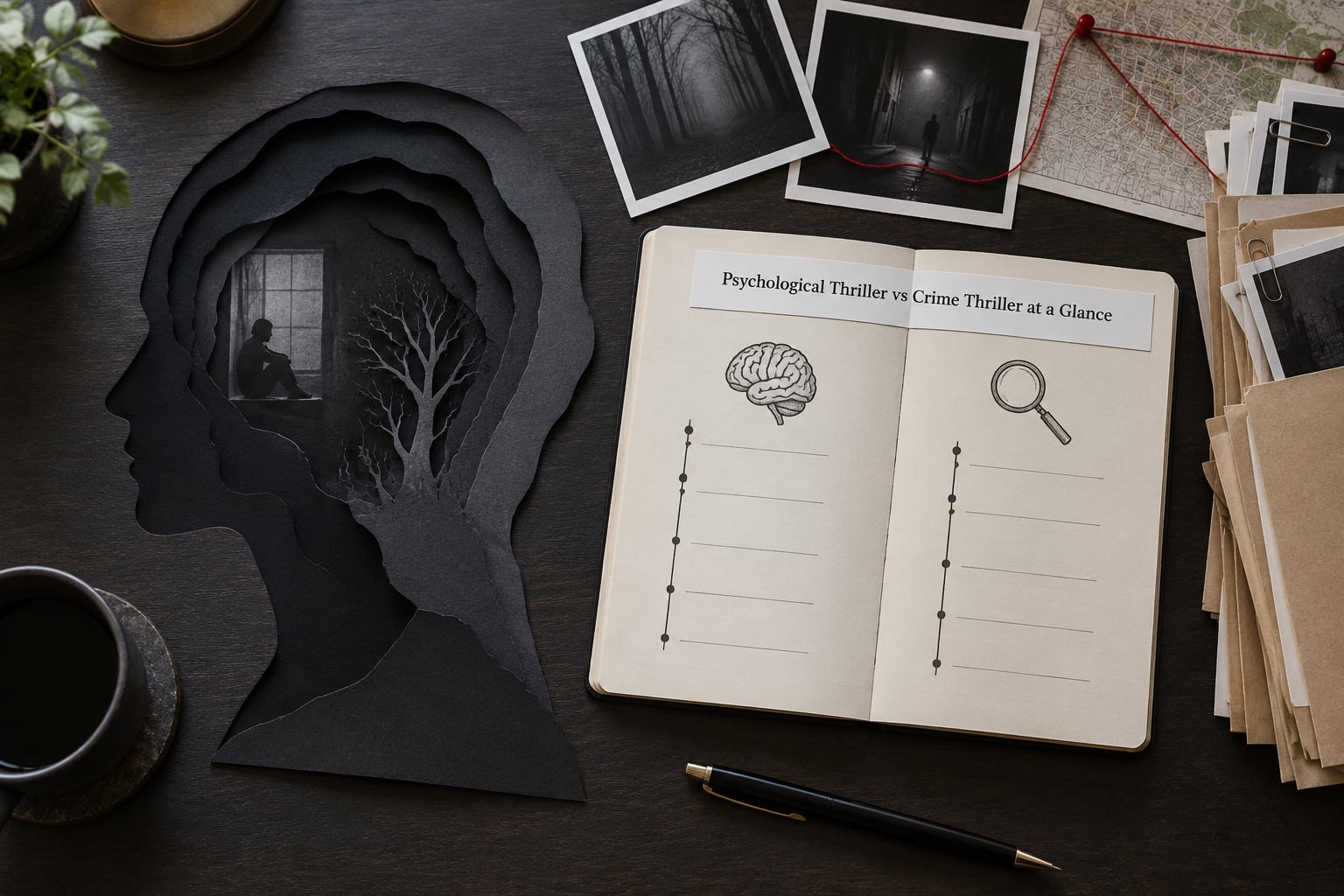 Psychological Thriller vs Crime Thriller at a Glance