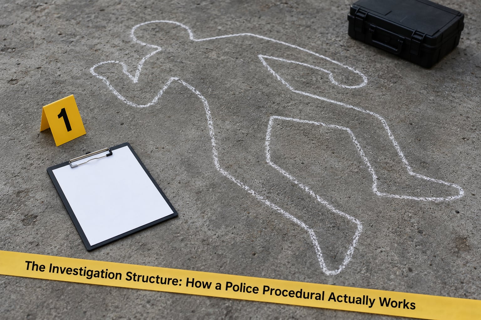The Investigation Structure: How a Police Procedural Actually Works