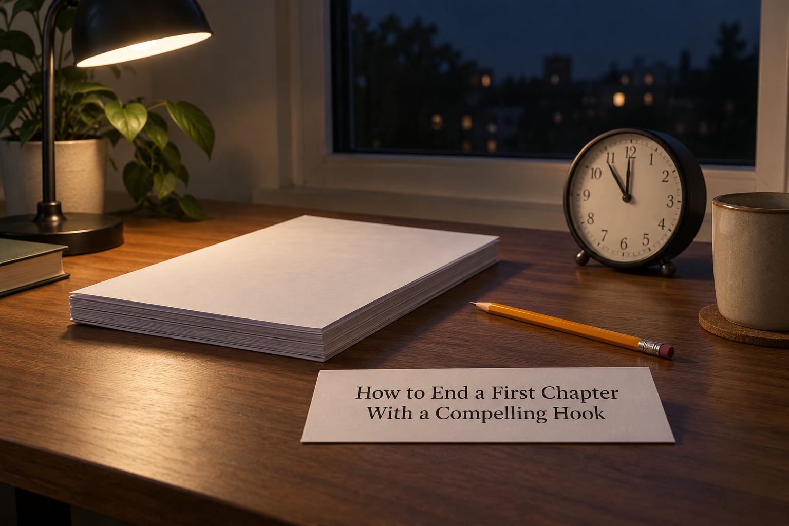 How to End a First Chapter With a Compelling Hook