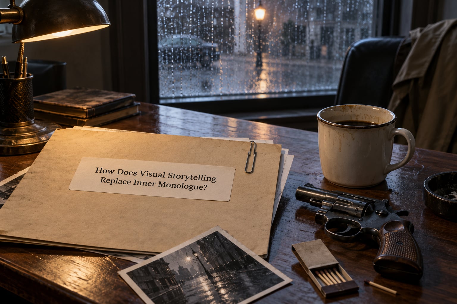How Does Visual Storytelling Replace Inner Monologue?